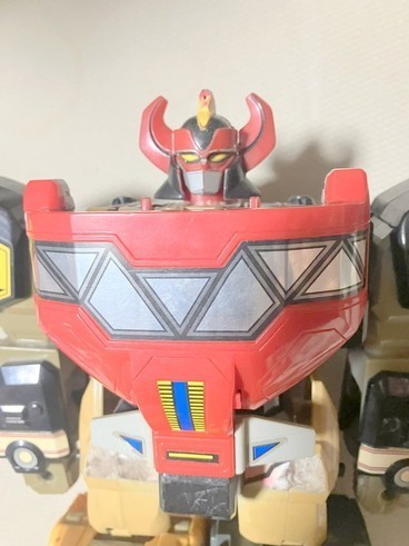 TF玩 3N4　　大獣神　スーパー戦隊　ジュウレンジャー　パワーレンジャー　ロボット　超合金　フィギュア　当時物　　_画像2