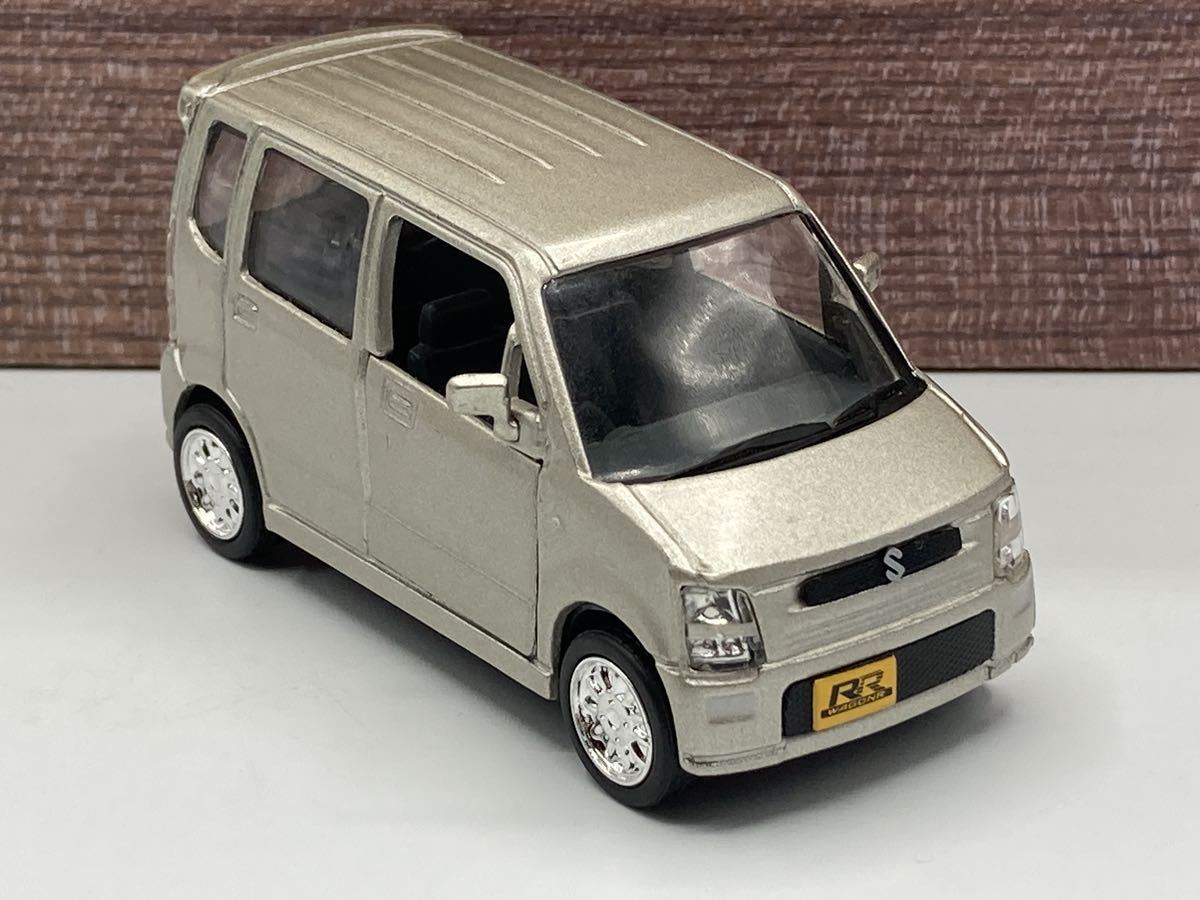 即決有★カラーサンプル 1/42 スズキ ワゴンR RR MH21S ゴールド系★ミニカー_画像5