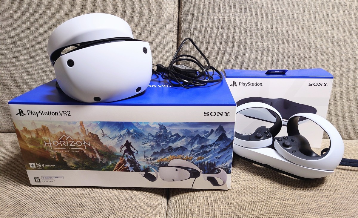 PlayStation VR2 PSVR2 本体 (CUHJ-17001) & VR2 Sense コントローラー