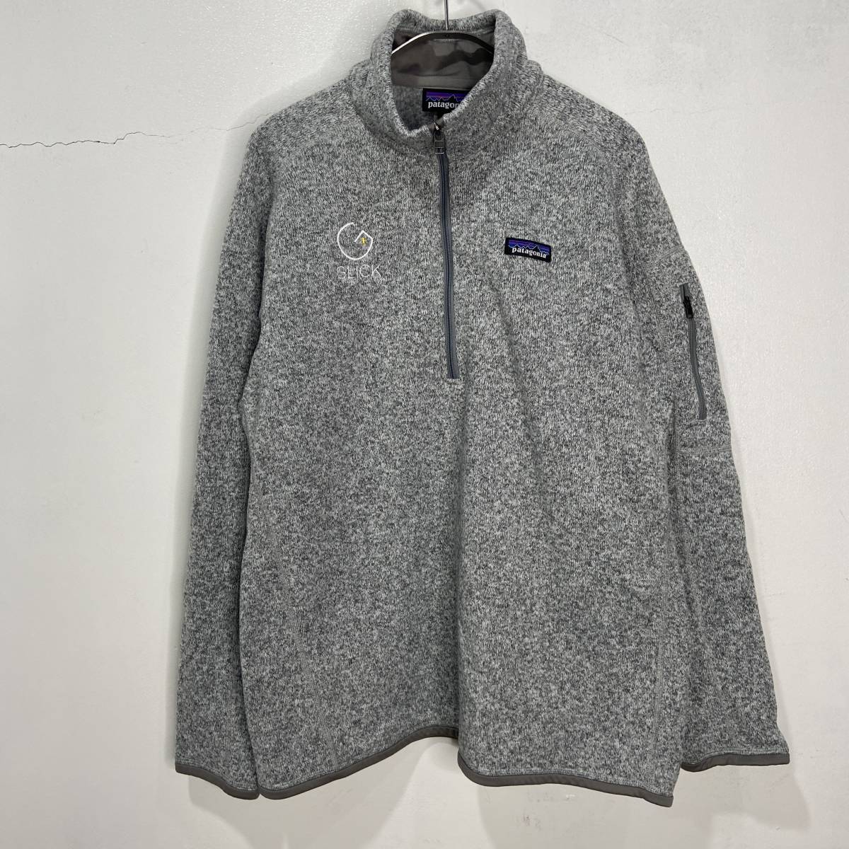 送料無料☆patagonia☆パタゴニア☆19年製☆ハーフジップベターセーター☆ハーフジップフリースジャケット☆グレー☆XL☆E23