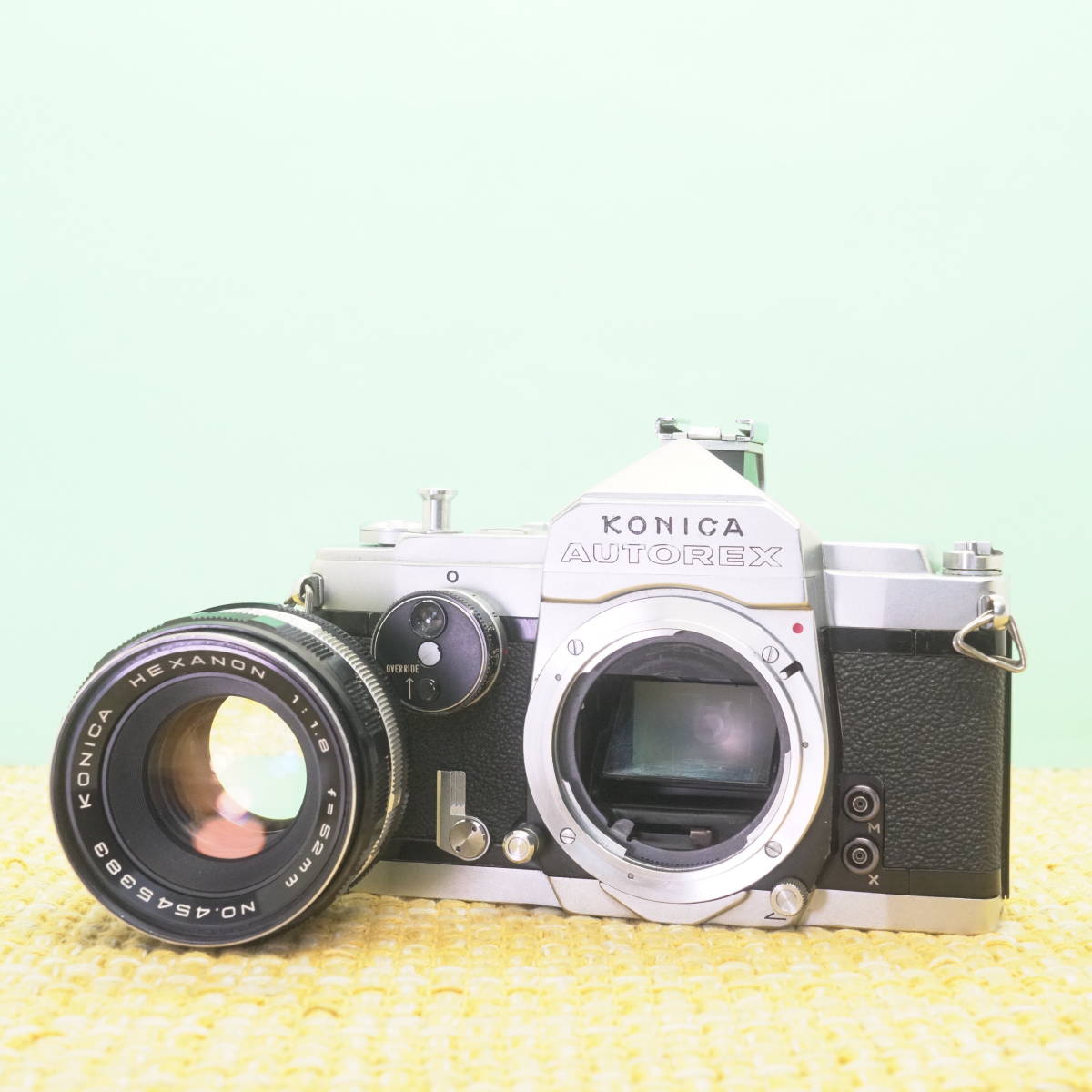完動品◎コニカ AUTOREX × 52mm f1.8 フィルムカメラ #112