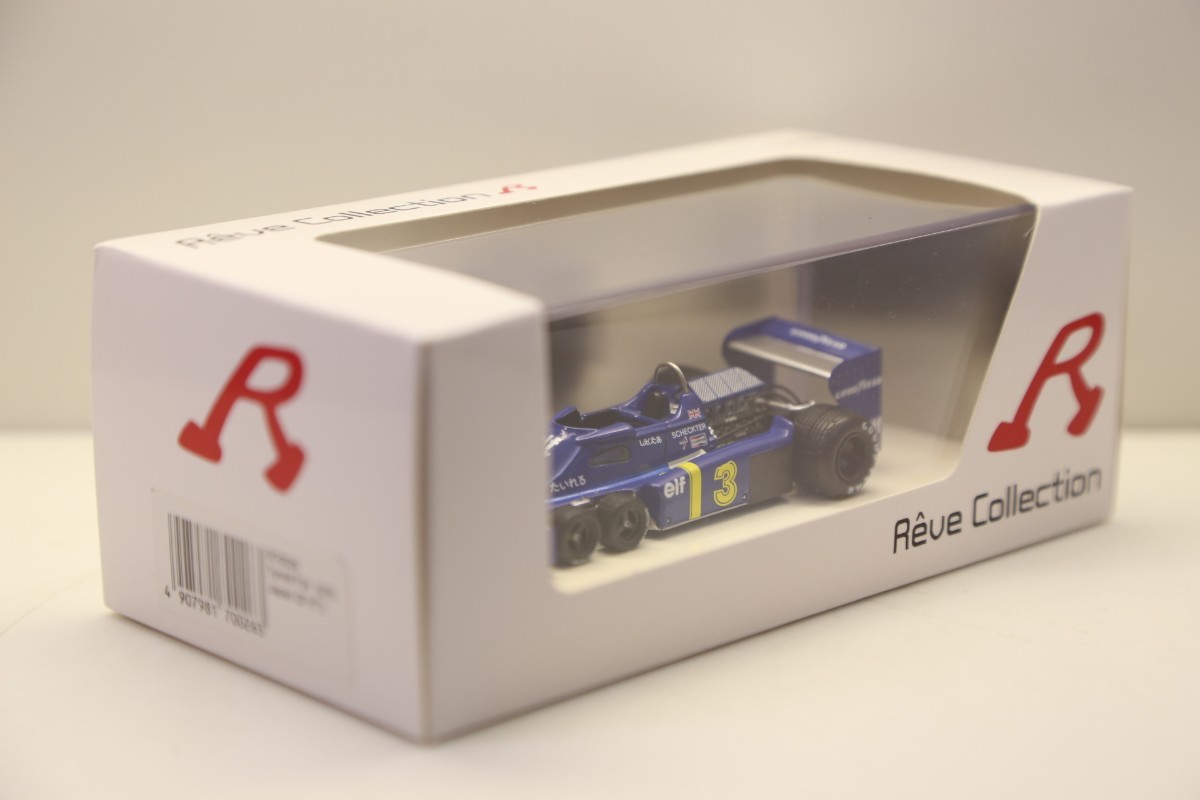 Reve レーヴコレクション 1/43 ティレル P34 日本GP 6輪車 1976 #3 J.シェクター タイレル　 R70026　55E0IC_画像4