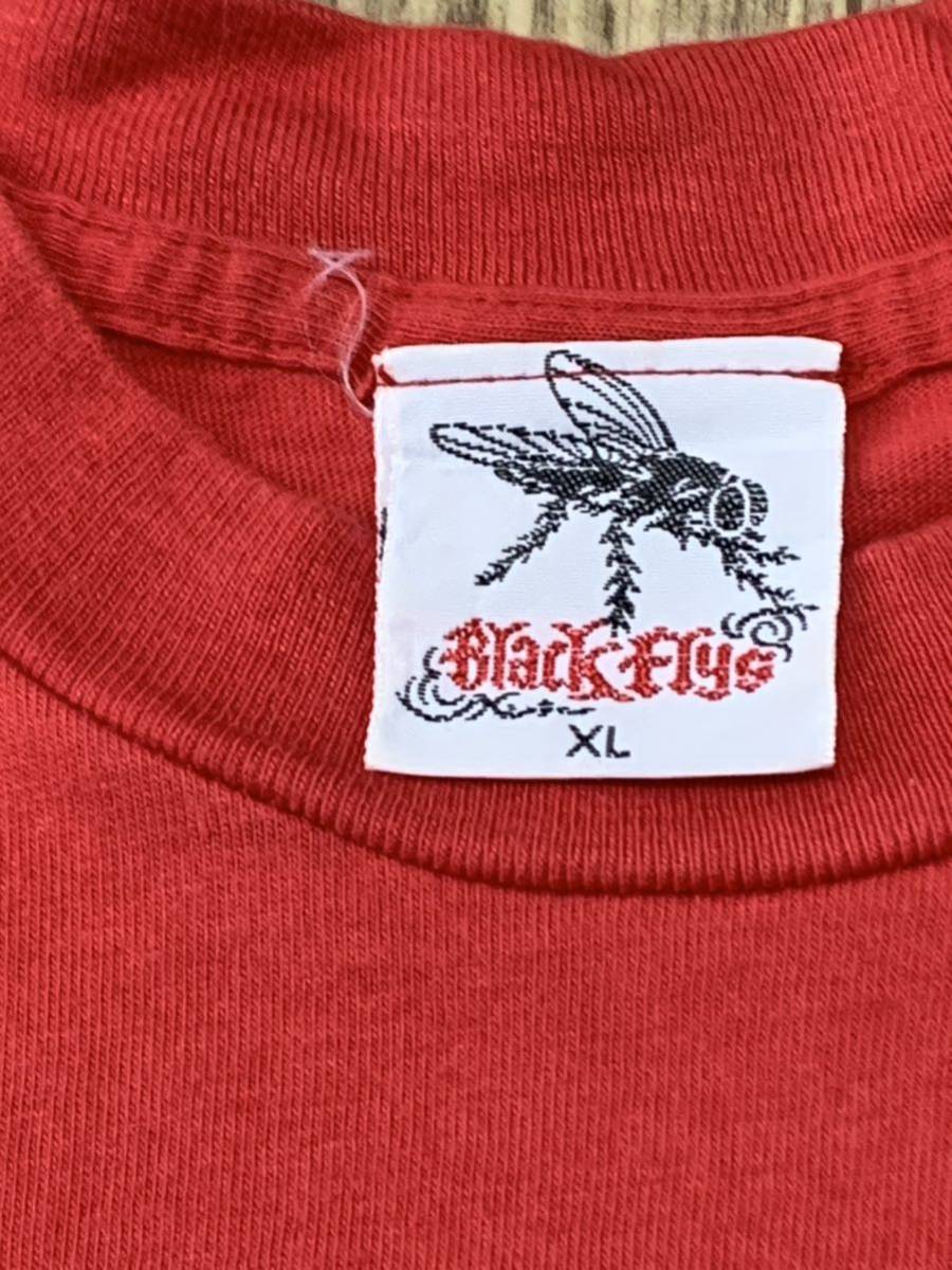 ブラックフライ　BLACK FLYS　 Tシャツ　 ９0s　 USED　 XL _画像5