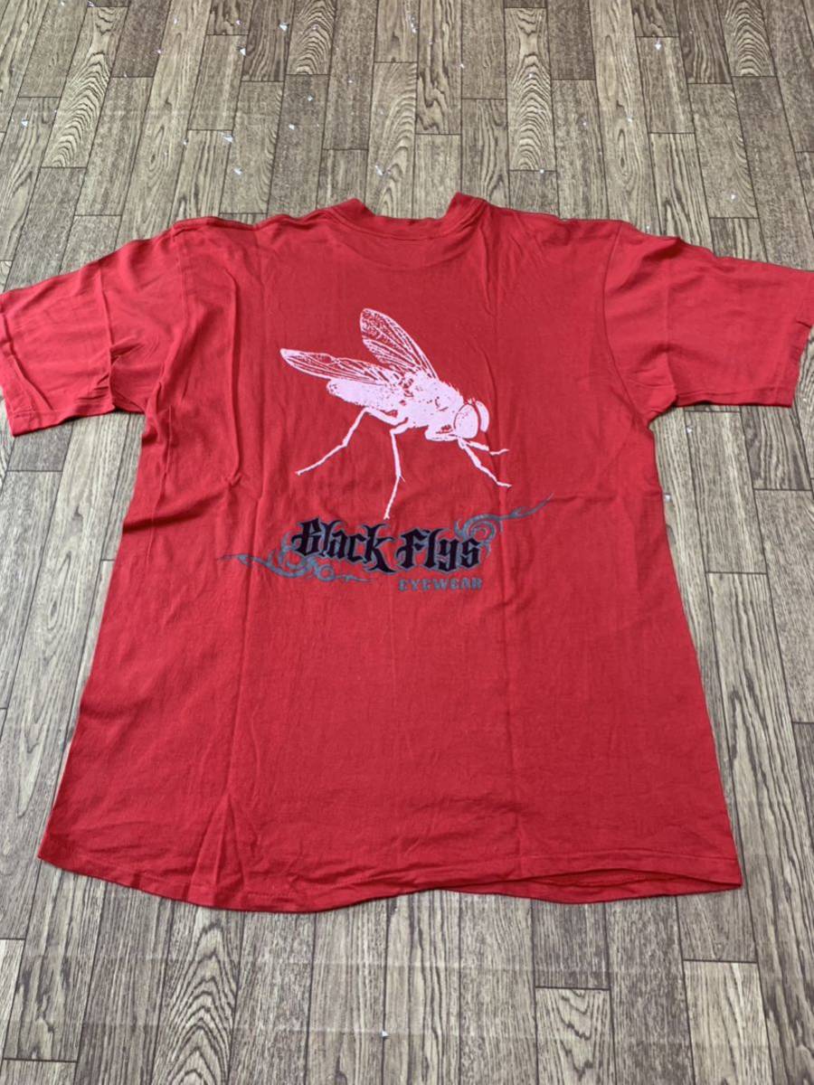 ブラックフライ BLACK FLYS Tシャツ 90s USED XL ブラックフライ BLACK FLYS Tシャツ 90s USED XL