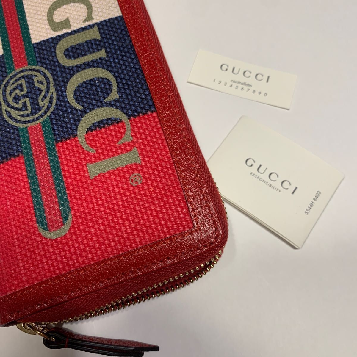 GUCCI グッチ トリコロール 長財布 | www.elektroepiliacija.lt
