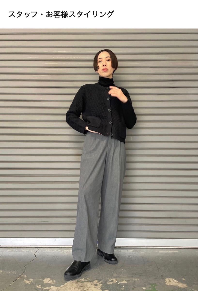新品 ユニクロ 旧作 タックワイドパンツ ワンタック XL グレー 新品 ユニクロ 旧作 タックワイドパンツ ワンタック XL グレー