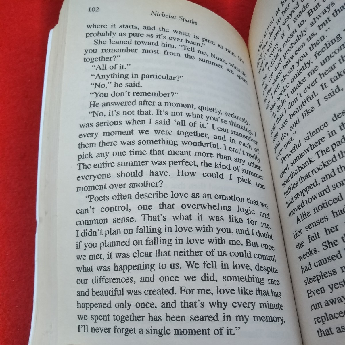 g-538※1　THE　NEW　YORK　TIMES　BESTSELLER　FOR　OVER　ONE　YEAR！THE　NOTEBOOK　Nicholas　Sparks　A　NOVEL　2004byNewLineCinema_画像5