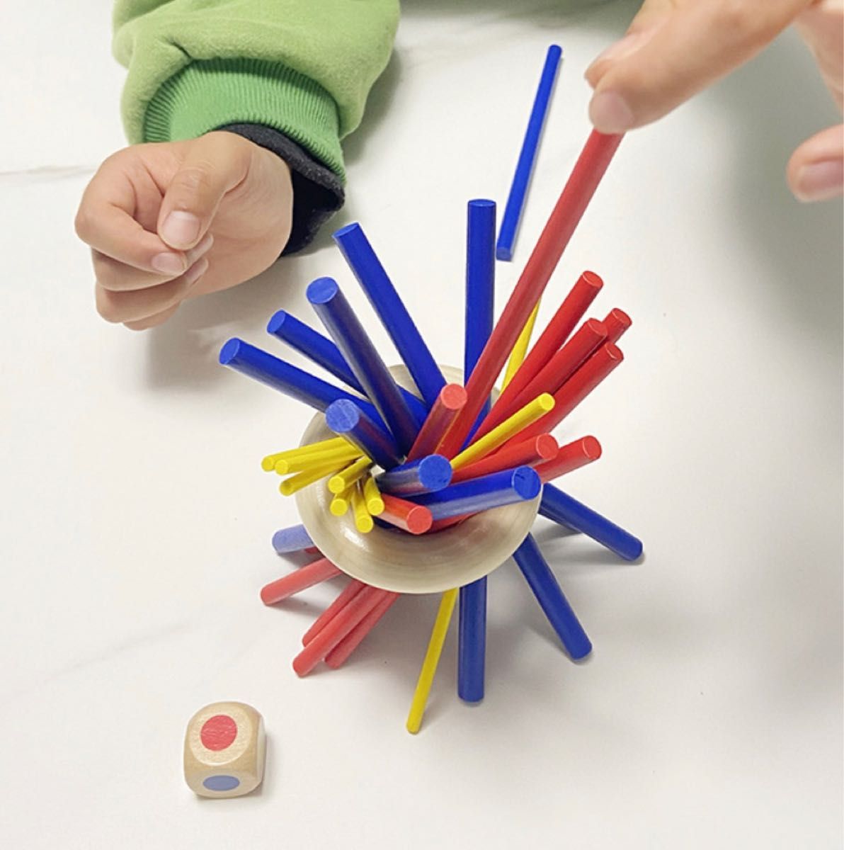 木製おもちゃ スティッキー 知育玩具 モンテッソーリ 子ども おもちゃ 発達