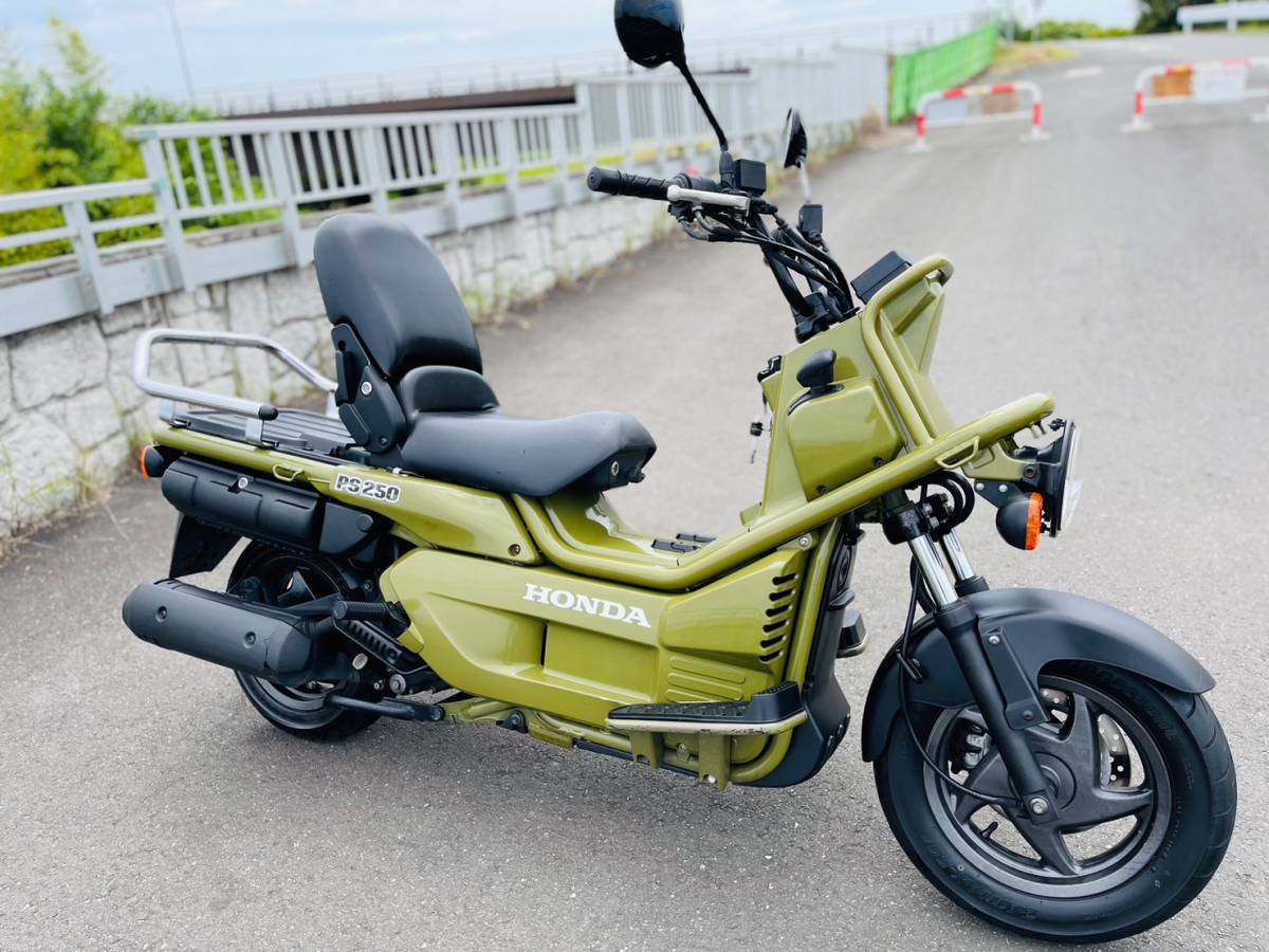 ホンダ PS250 後期型 MF09 -120** 緑 26,395km 車体 動画有 ホンダ PS250 後期型 MF09 -120** 緑 26,395km 車体 動画有