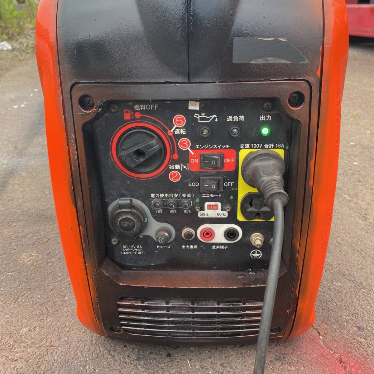 Yahoo!オークション - 【JA47】インバーター発電機 KOSHIN GV Yahoo!オークション - 【JA47】インバーター発電機 KOSHIN GV