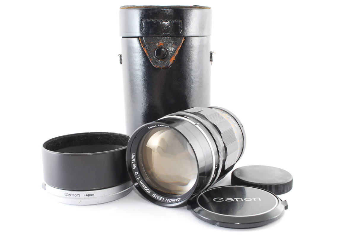 ◇希少◇Canon キヤノン 100mm F2 ライカ Lマウント #3289 | inmano.com.br