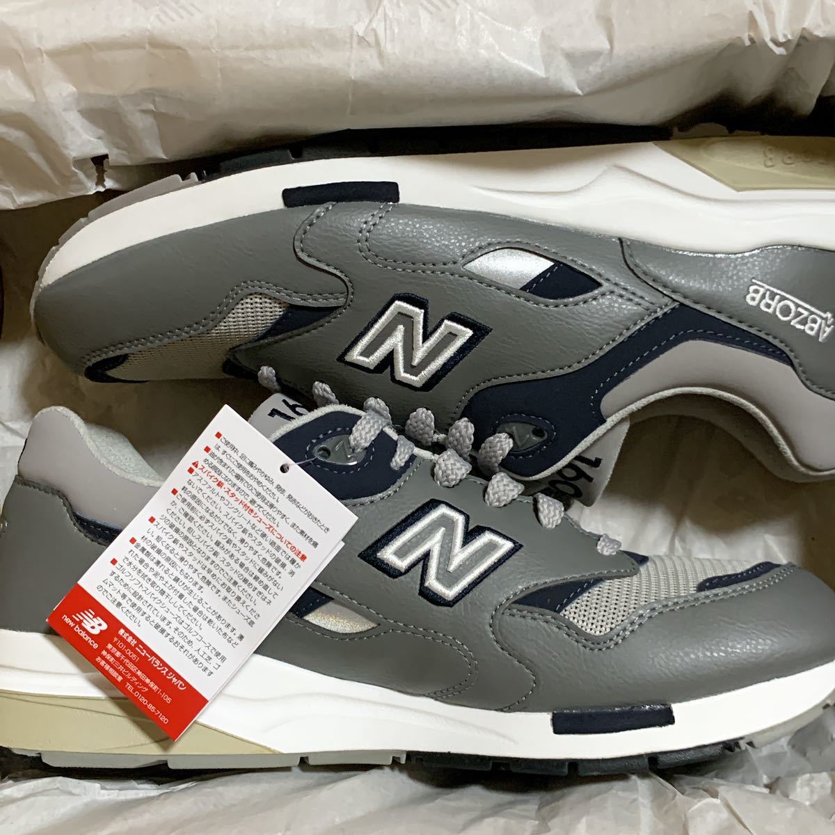 送料無料 NEW BALANCE ニューバランス CM 1600 LG 28.5 cm グレー メンズ CM1600 スニーカー シューズ レザー 定番_画像4