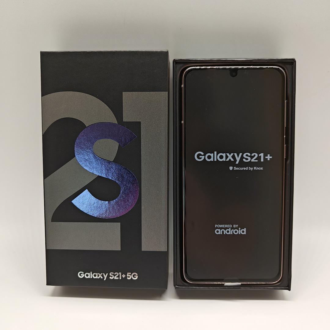 新品同様】Galaxy S21+ 5G フアントムバイオレット SIMフリー 海外版