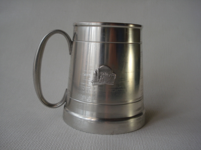 ビールジョッキ 錫 ピューター ORIENTAL MALAYSIA 97% SN PEWTER BEER MUG _画像3