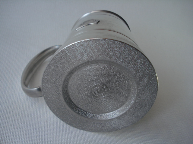 ビールジョッキ 錫 ピューター ORIENTAL MALAYSIA 97% SN PEWTER BEER MUG _画像7