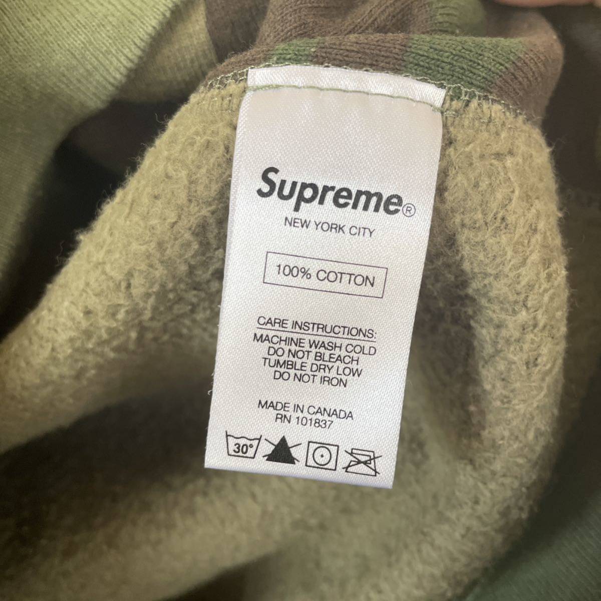 supreme 15aw box logo crewneck 極美品 納品書付き-