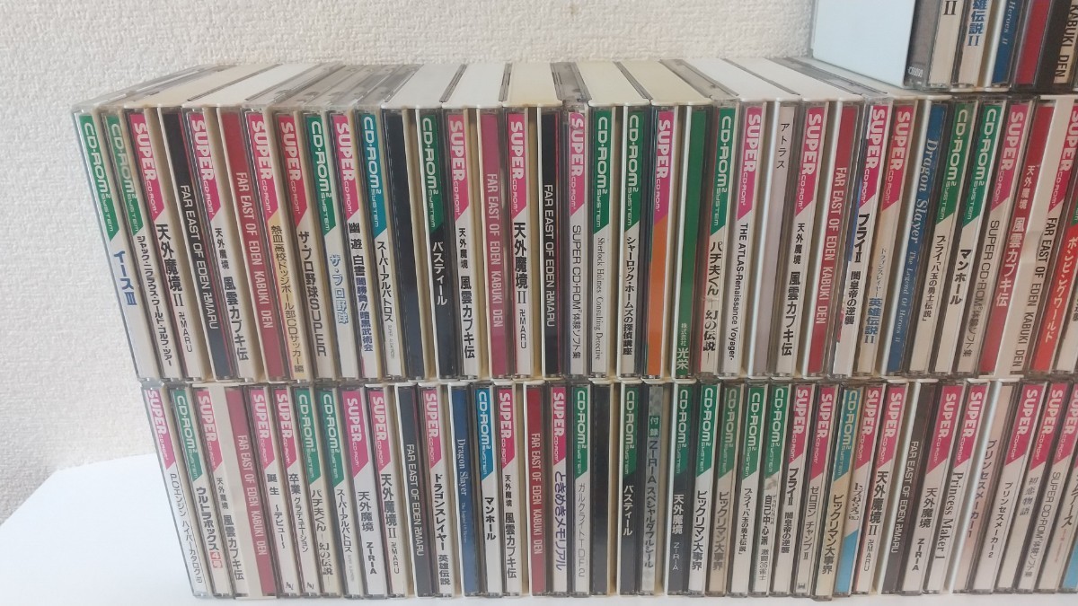 PCエンジン ソフト まとめて 100枚 大量 まとめ SUPER CD-ROM CD-ROM2