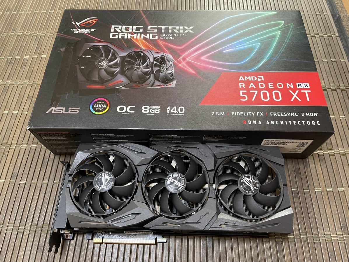 進化版 美品 ROG-STRIX-RX5700XT ASUS ASUS AMD ROG-STRIX-RX5700XT