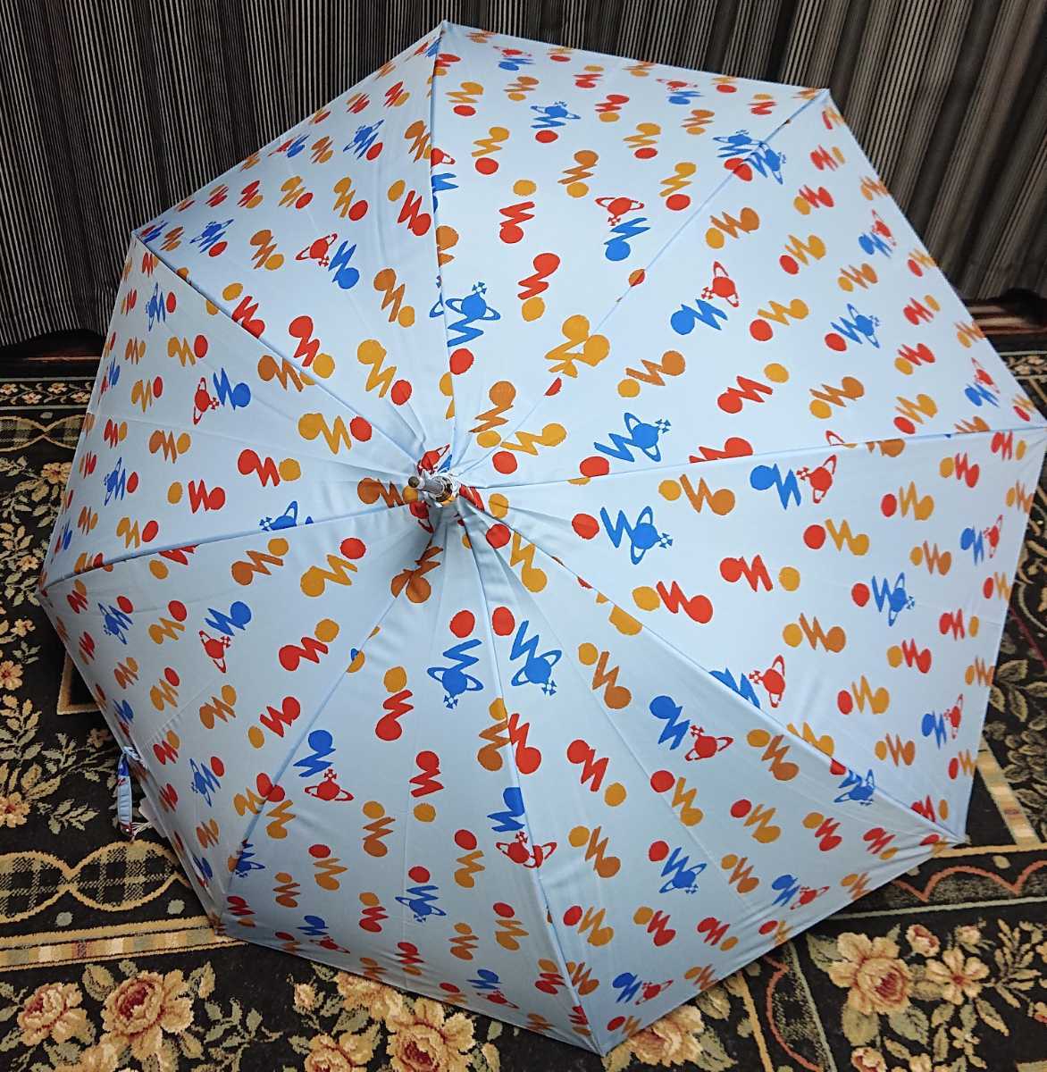 Vivienne Westwood ACCESSORIES ORB болт длинный зонт зонт зонт от дождя o-b болт бледно-голубой новый товар не использовался голубой Vivienne Westwood 