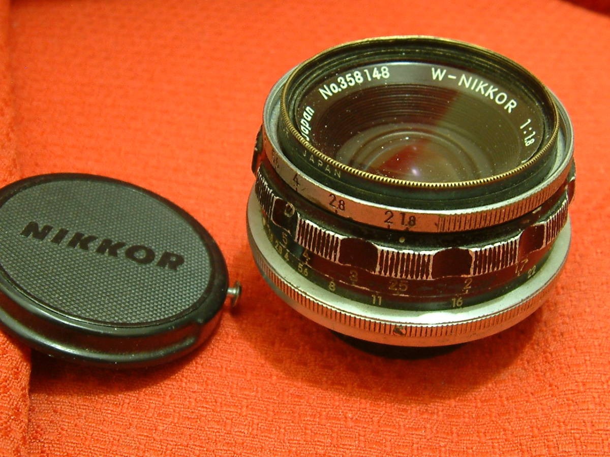 レア！Nikon　W-NIKKO　1：1.8　ｆ＝3.5ｃｍです。_画像1
