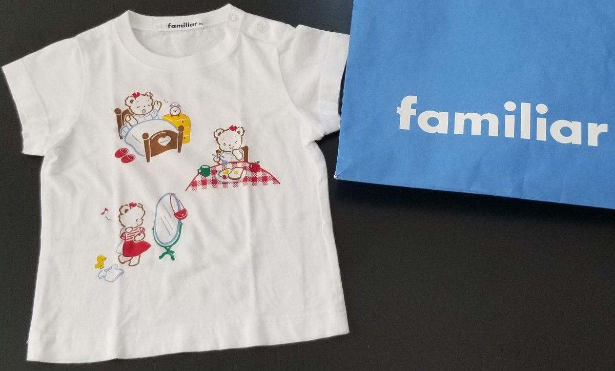 公式 限定 - familiar ファミリア おはなしＴシャツ 半袖Ｔシャツ - 安