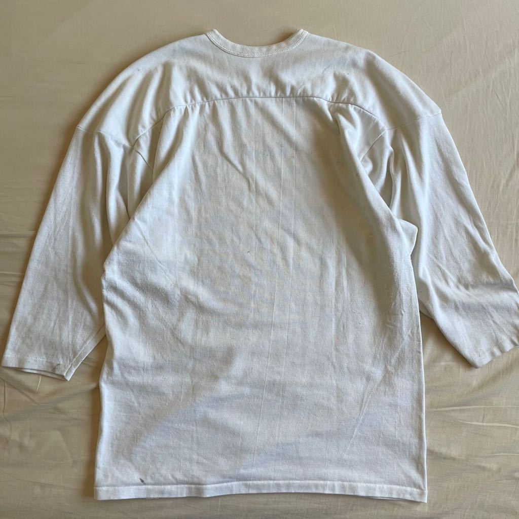 希少! 70s Russell XL ステンシルプリント VENTURA フットボールシャツ USA製 ヴィンテージ 金タグ ラッセル Tシャツ  60s