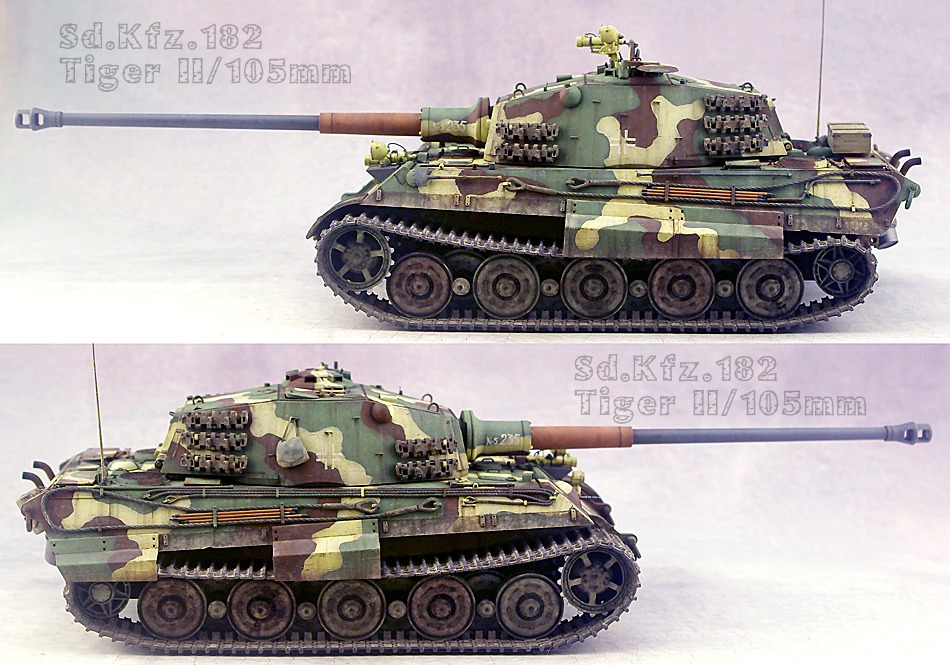 1/35 ドイツ重戦車キングタイガー(105mm) 完成品 1/35 ドイツ重戦車キングタイガー(105mm) 完成品