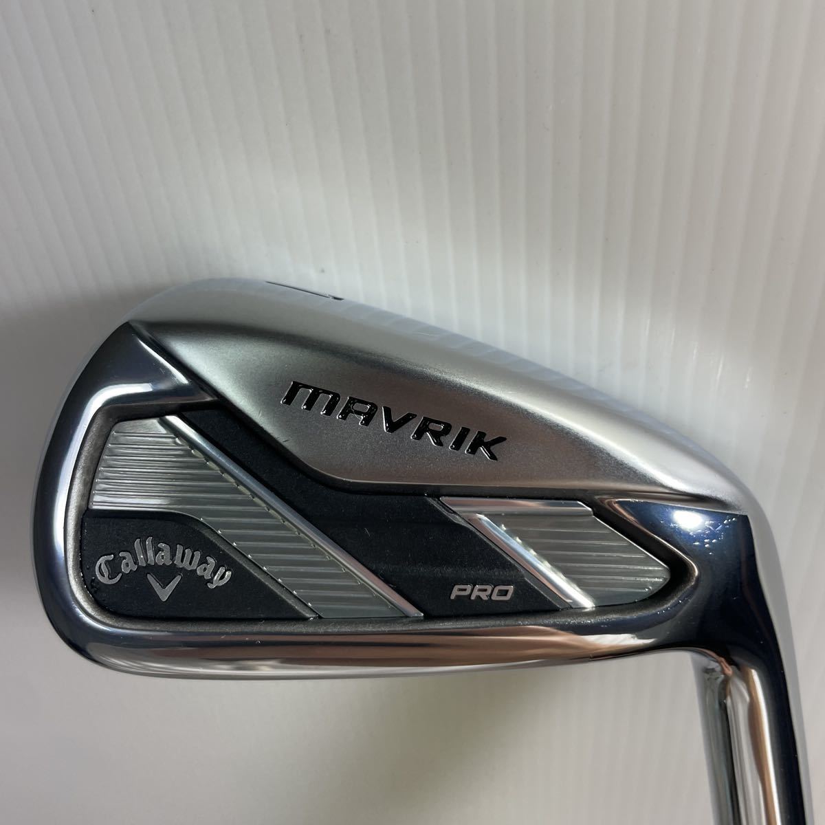 美品 単品7番アイアン Callaway MAVRIK PRO #7 N.S.PRO 950GH NEO Sフレックス マーベリック プロ キャロウェイ NS ネオ　番10_画像2