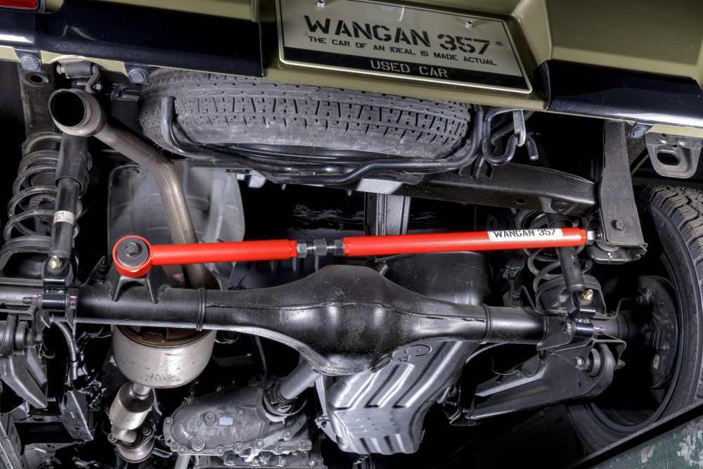 WANGAN357 S700V S710V ハイゼットカーゴ S700W S710W アトレー リア ラテラルロッド 調整式 ターンバックル_画像4