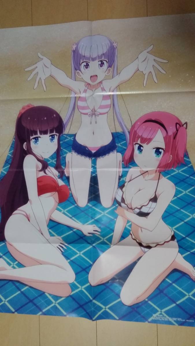 即決　NEW GAME!　折込ポスター(9)_画像1