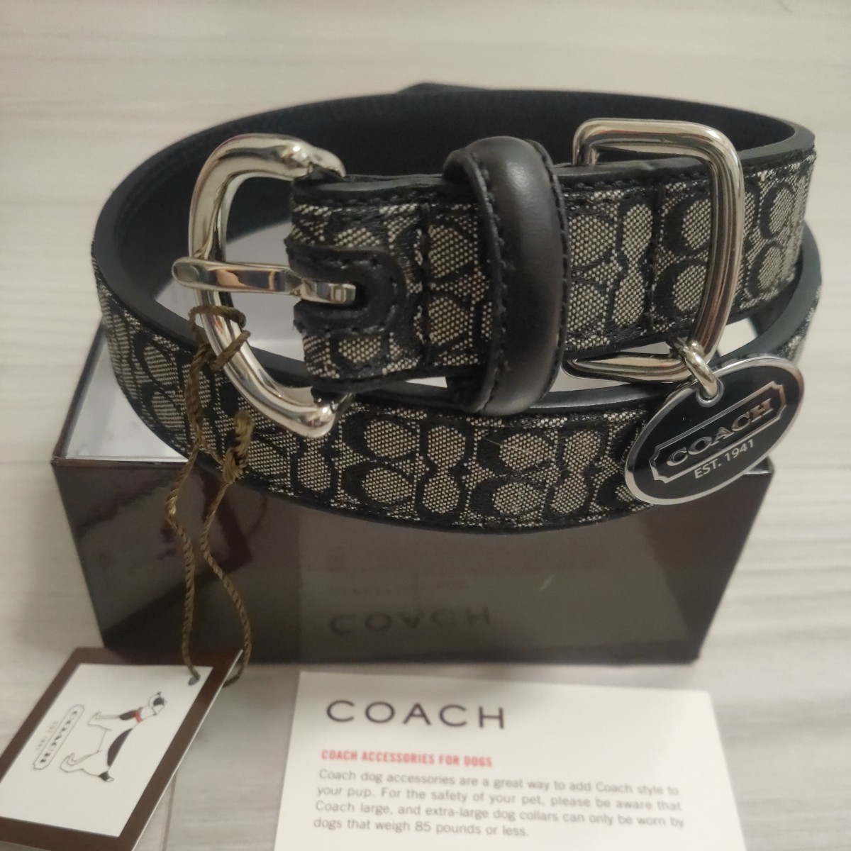 HOT定番 COACH - COACH ペット用首輪の通販 by chaerry's shop｜コーチ