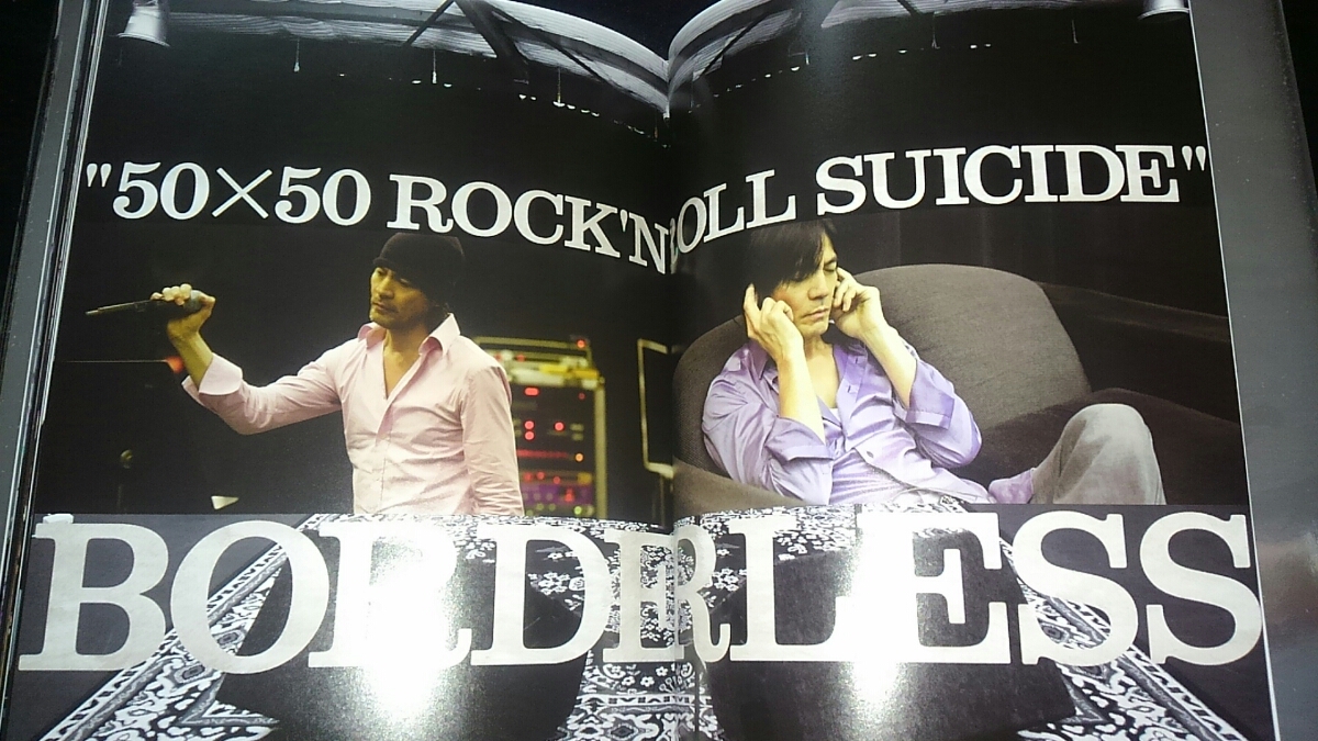 氷室京介　TOUR 2010-11 BORDERLESS ROCKN ROLL SUICIDE コンサートツアーパンフレット ライブ　写真集　即決　50×50_画像5