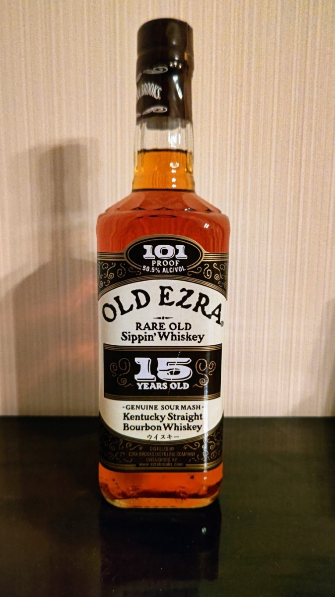 オールドエズラ15年 OLD EZRA EZRA BROOKS バーボンウイスキー