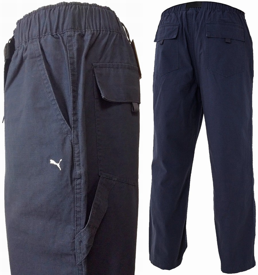 【年中無休】 ネイビー リップストップ プーマ 新品 パンツ 日本 200円 定価13 78cm~