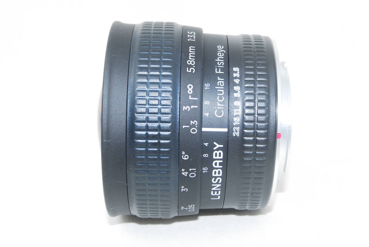 ★美品★LENSBABY レンズベビー Circular Fisheye 5.8mm F3.5 魚眼レンズ PENTAX ペンタックス 元箱付き♪_画像4