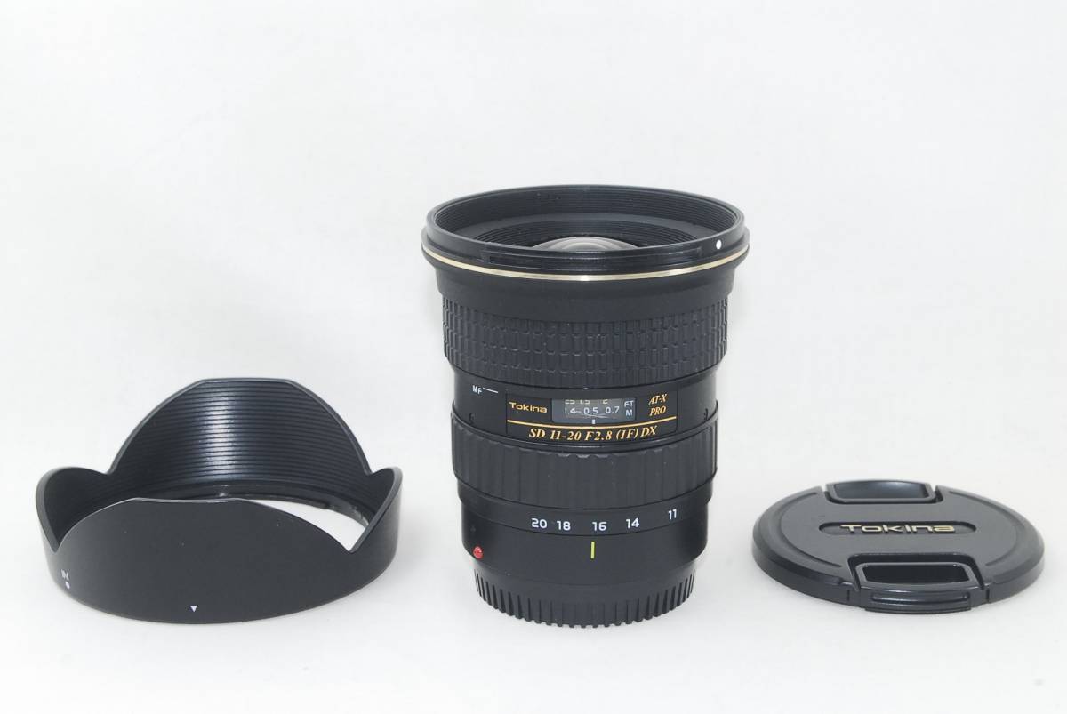 安心発送】 PRO F2.8 11-20mm AT-X トキナー ☆良品☆Tokina DX フード