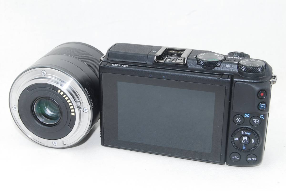 ☆美品☆Canon キャノン EOS M3 EF-M 18-55mm F3.5-5.6 IS STM レンズ