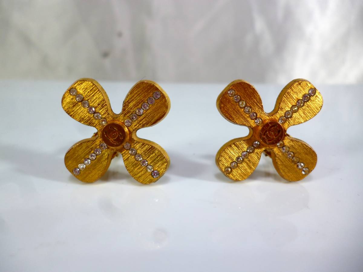 超美品☆シャネル☆CHANEL☆ココマーク☆クローバー☆ライン