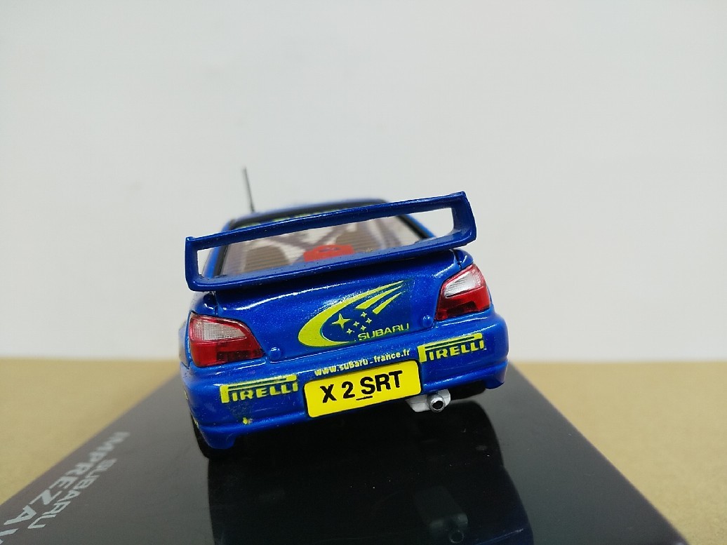 # MTECH M Tec 1/43 Subaru Impreza WRC world Rally Champion car 5 number car blue racing model minicar 