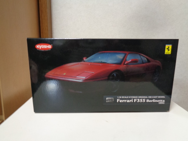 1/18 京商 フェラーリF355 ベルリネッタ HI-END MODEL | transparencia