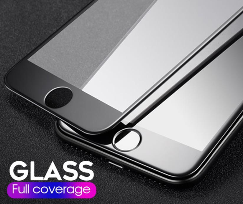 iphone8/iphone7 ガラス フィルム 全面保護 20D フル ガラス 保護フィルム 全面吸着 フルカバー フルグルー