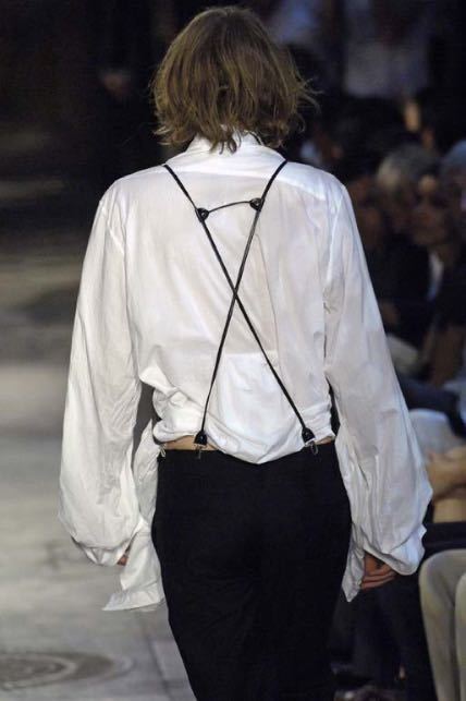 ANN DEMEULEMEESTER 07SS レザーサスペンダーベルト 超希少 名作 ANN DEMEULEMEESTER 07SS レザーサスペンダーベルト 超希少 名作
