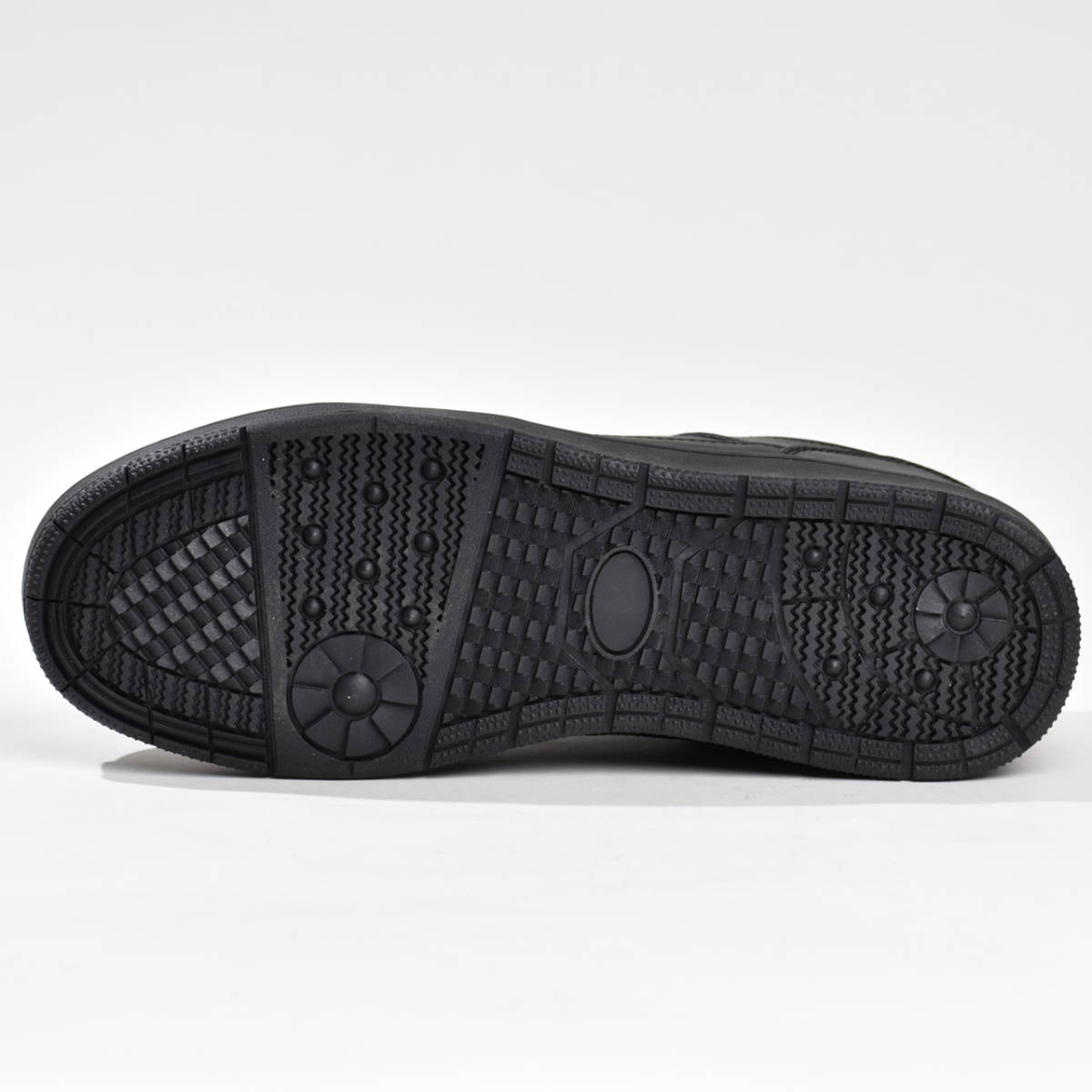 スニーカー 25.5cm メンズ 靴 ブラック 黒 アメカジ 新品 未使用_画像3