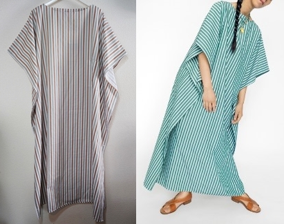 新品 定価7.3万 Cristaseya クリスタセヤ Oversized Caftan オーバーサイズ カフタン ドレス ワンピース S TK