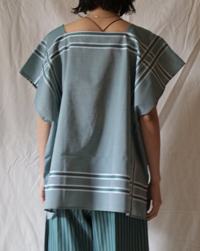 新品 定価7万 Cristaseya クリスタセヤ SQUARED TOP - GREEN スクエア