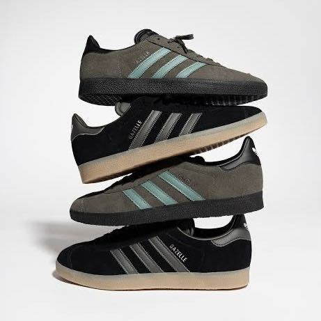 29.5cm adidas originals GAZELLE core black gray pantone samba og decon fa leather new goods gazerugx2210 King Gnu. rice field large .