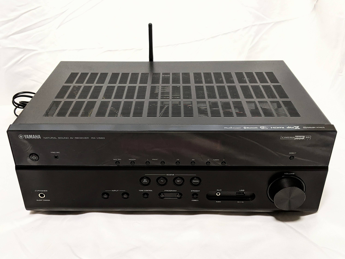 美品】YAMAHA RX-V583 AVレシーバー ヤマハ AVアンプ 7.1ch 美品】YAMAHA RX-V583 AVレシーバー ヤマハ AVアンプ 7.1ch