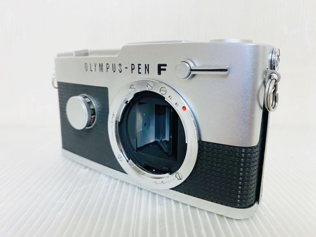 シャッターOK OLYMPUS PEN-FT 一眼レフ 35mm ハーフ フィルムカメラ フラッシュカプラー オリンパス 現状品