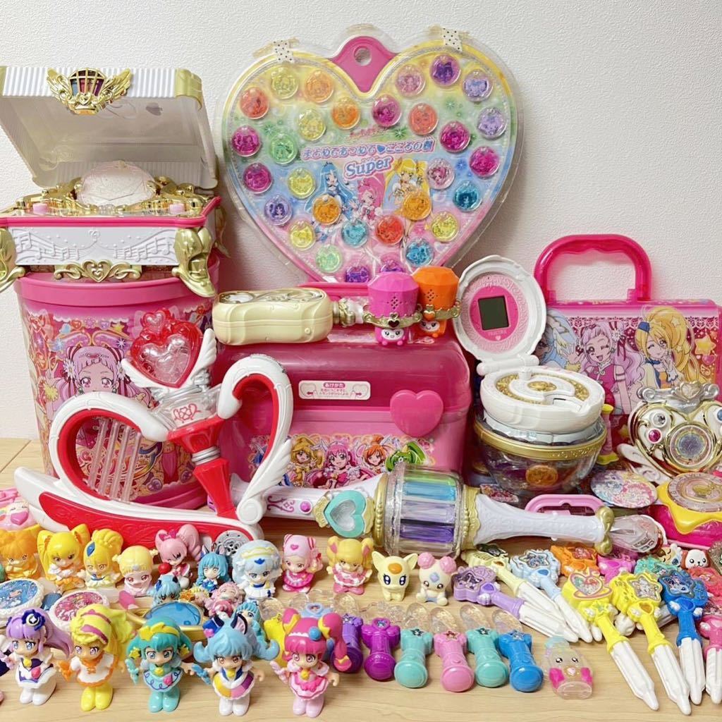 1円☆プリキュア大量セットおもちゃ変身アイテムグッズ指人形 1円☆プリキュア大量セットおもちゃ変身アイテムグッズ指人形