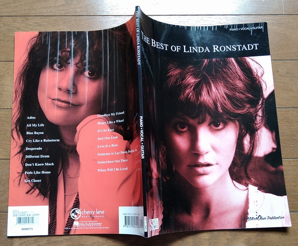 ピアノ譜★リンダ・ロンシュタット The Best of Linda Ronstadt カーラ・ボノフ ニール・ヤング ロイ・オービソン イーグルス_画像2